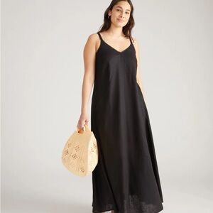 Universal Standard Kite Linen Maxi Dress Sz L 22-24